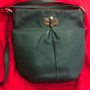 Makowsky, NWOT Forest Green Bucket Bag